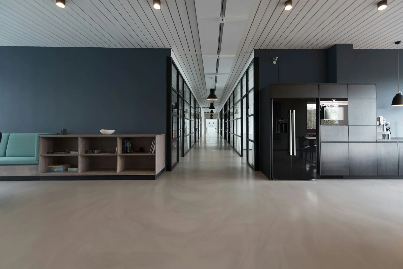 Modern minimalist office interior